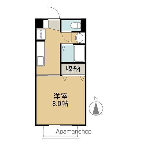 シューフルール7(1K/1階)の間取り写真