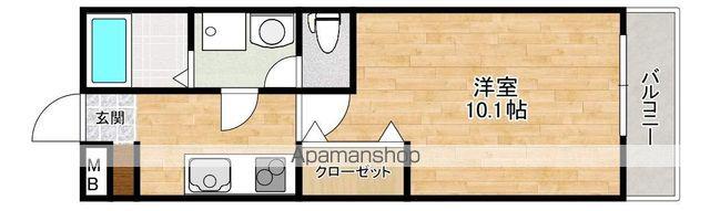 LAFORTUNA2(1K/1階)の間取り写真