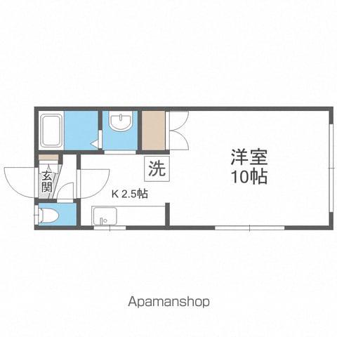 HOKUEI21(1K/2階)の間取り写真