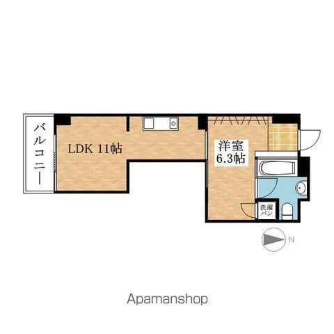 FLATS GAZERY(1LDK/4階)の間取り写真