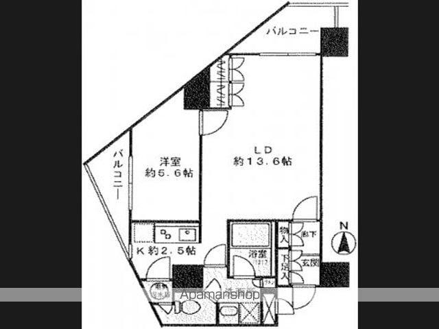 エクセレント麻布十番 9階階 間取り