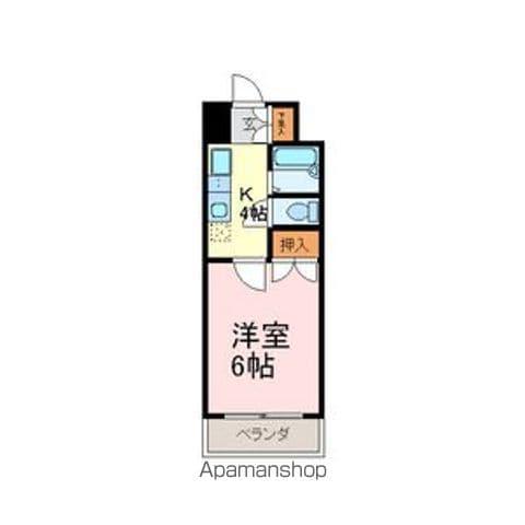 RAIZ西高蔵(1K/5階)の間取り写真