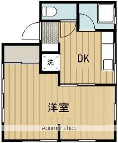 富士見荘(1K/1階)の間取り写真