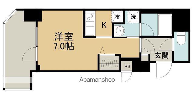 ステージグランデ相模原(ワンルーム/15階)の間取り写真