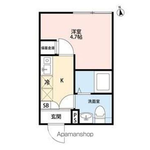 CIEL KAMIKITAZAWA(1K/3階)の間取り写真