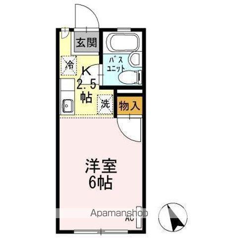 ベル・エポック(1K/2階)の間取り写真