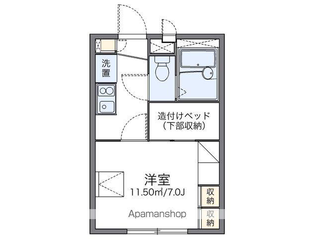 レオパレス独歩(1K/2階)の間取り写真