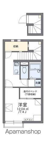 レオネクストBRAND NEW(1K/2階)の間取り写真