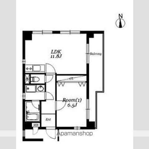 RESIDENCE TSUDA(1LDK/2階)の間取り写真