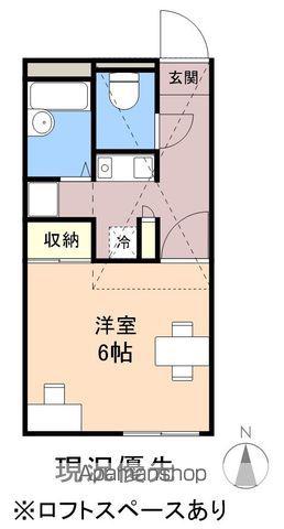 カーサ・MOKUREN(1K/2階)の間取り写真
