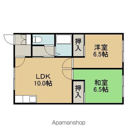 末広西マンション(2LDK/2階)の間取り写真