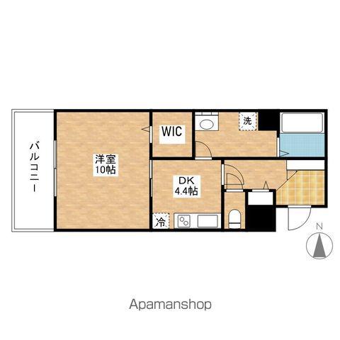 サンステージ泉(1DK/10階)の間取り写真