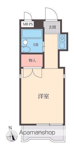 エクセレント21(ワンルーム/3階)の間取り写真