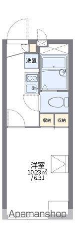 レオパレスエミネンス壱番館(1K/1階)の間取り写真