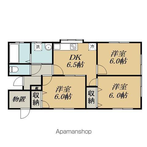 飯田線 下山村駅 徒歩12分 1階建 築28年(3DK)の間取り写真