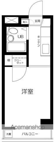 アーク境南町(1K/2階)の間取り写真