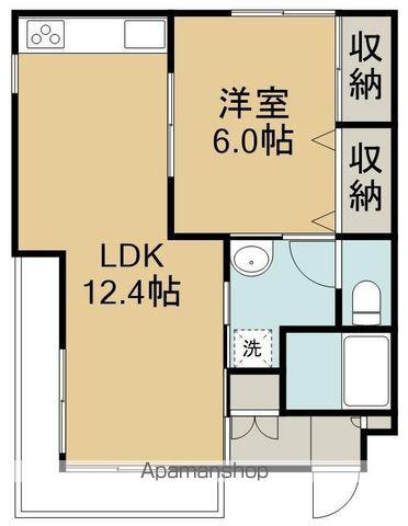 プレジデント大森(1LDK/1階)の間取り写真