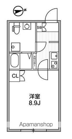アルティザ新宿落合ソノリテ(1K/2階)の間取り写真