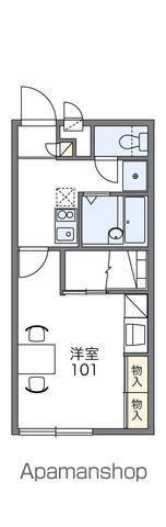 レオパレスソレーユ(1K/2階)の間取り写真