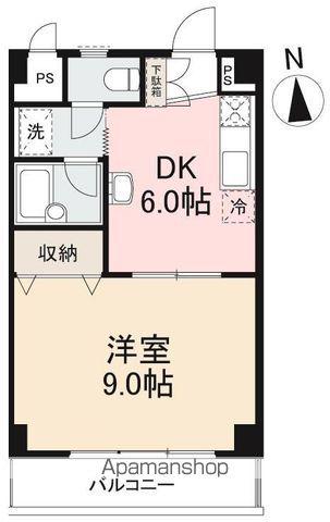 ボヌール旅篭(1DK/5階)の間取り写真
