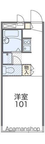 レオパレス松島(1K/1階)の間取り写真
