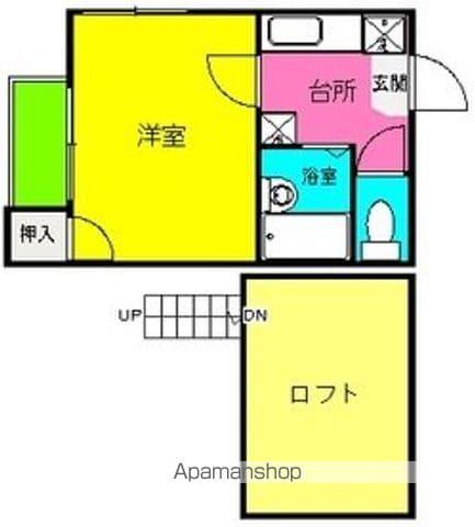 プログレス井尻(1K/1階)の間取り写真