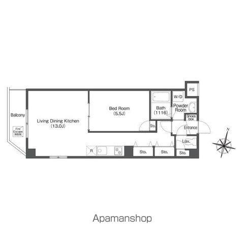 KENEDIX千葉中央(1LDK/4階)の間取り写真