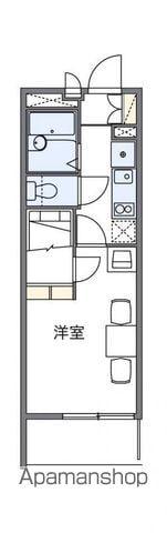 レオパレスベトレーテンナーベ(1K/1階)の間取り写真