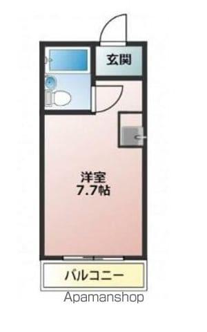 マイコーポ白国(ワンルーム/3階)の間取り写真