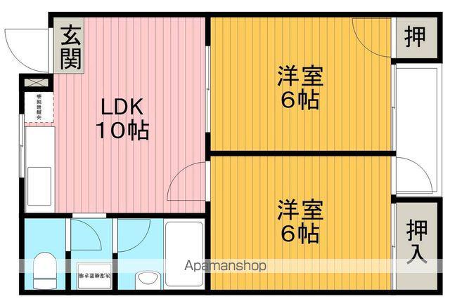 NEROSSO豊中(2LDK/4階)の間取り写真