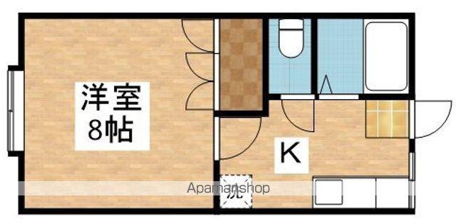 アクセス(1K/2階)の間取り写真