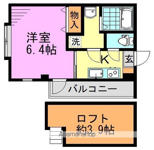 ラ フォンテ高円寺(1K/3階)の間取り写真