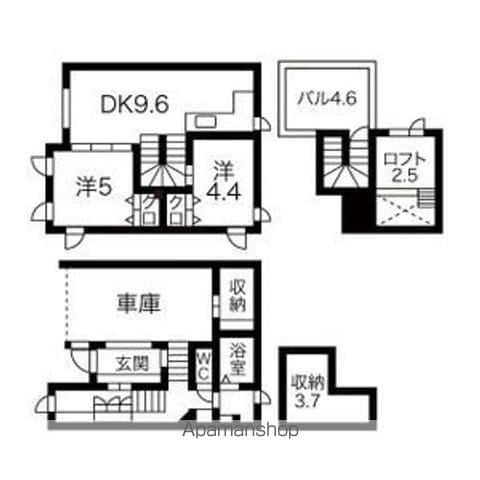 ＤＯＬＥＴＡ山鼻Ｂ(2LDK)の間取り写真