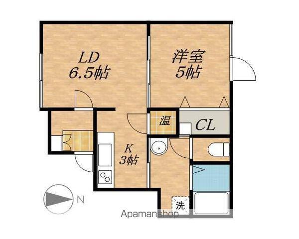 PLACE3(1LDK/1階)の間取り写真