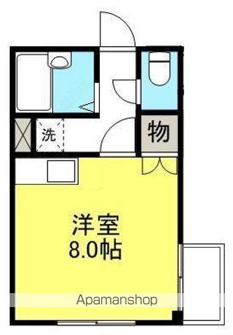 BEL藤塚(ワンルーム/3階)の間取り写真