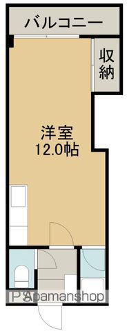 ビバリアⅠ(1K/3階)の間取り写真