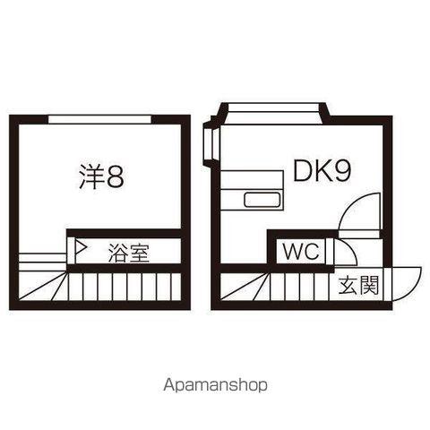 AMSスイート35-A(1DK/1階)の間取り写真