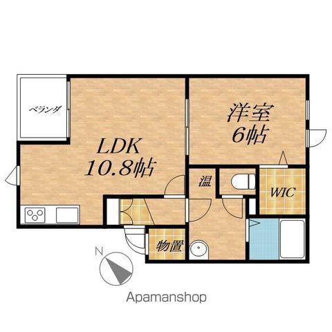 プラナスたいきⅡ(1LDK/2階)の間取り写真