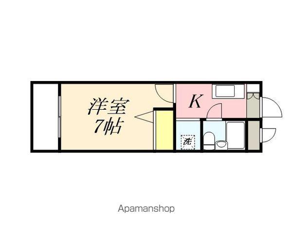 メゾン・ド・水前寺(1K/3階)の間取り写真