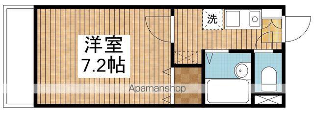 グリーンハウス(1K/2階)の間取り写真