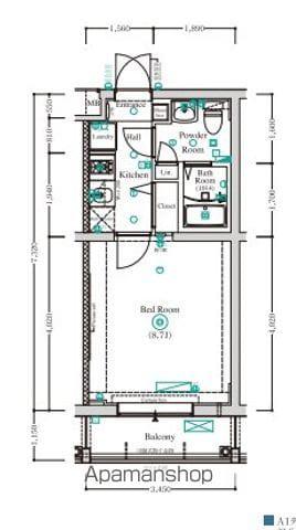 ヴァレッシア曳舟アンベリール(1K/1階)の間取り写真