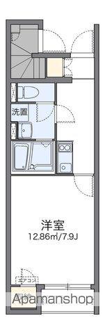 レオネクストモンクーレ(1K/1階)の間取り写真