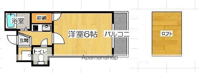 RINON我孫子(1K/7階)の間取り写真