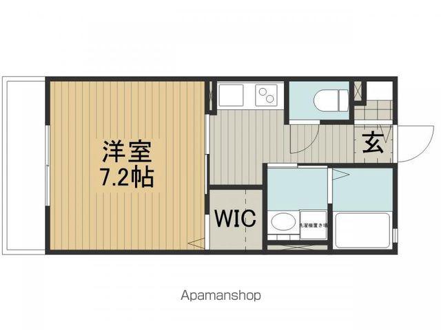 レトアオニバ平(1K/1階)の間取り写真