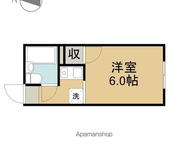 シティハイツマスダ(1K/3階)の間取り写真