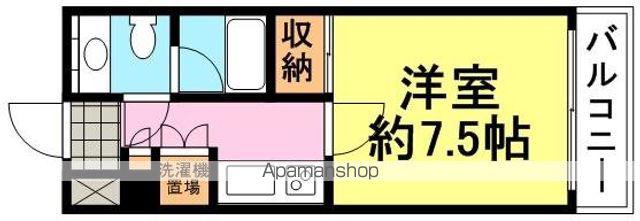 コータース武庫之荘(1K/2階)の間取り写真