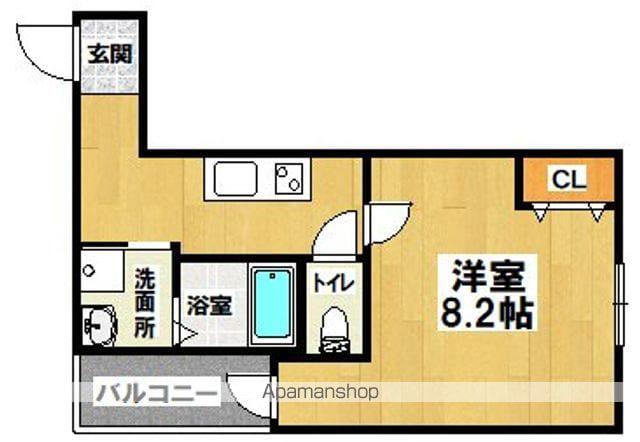 フジパレス鳳中町Ⅱ番館(1K/3階)の間取り写真