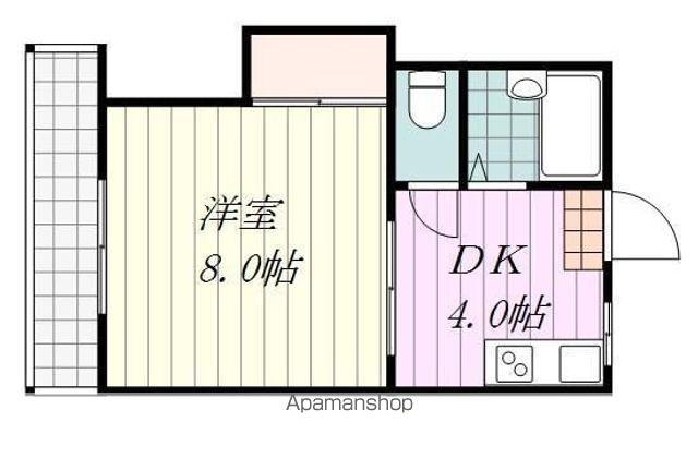 コーポ辰巳(1K/3階)の間取り写真