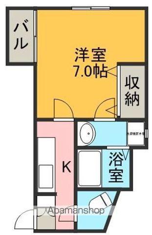 リブレア姪浜駅北(1K/1階)の間取り写真