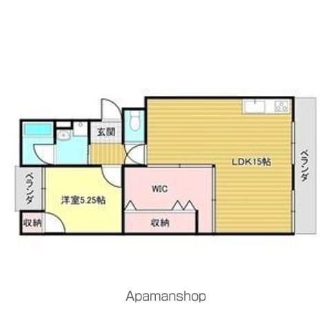 ハイツエクセル(1LDK/1階)の間取り写真